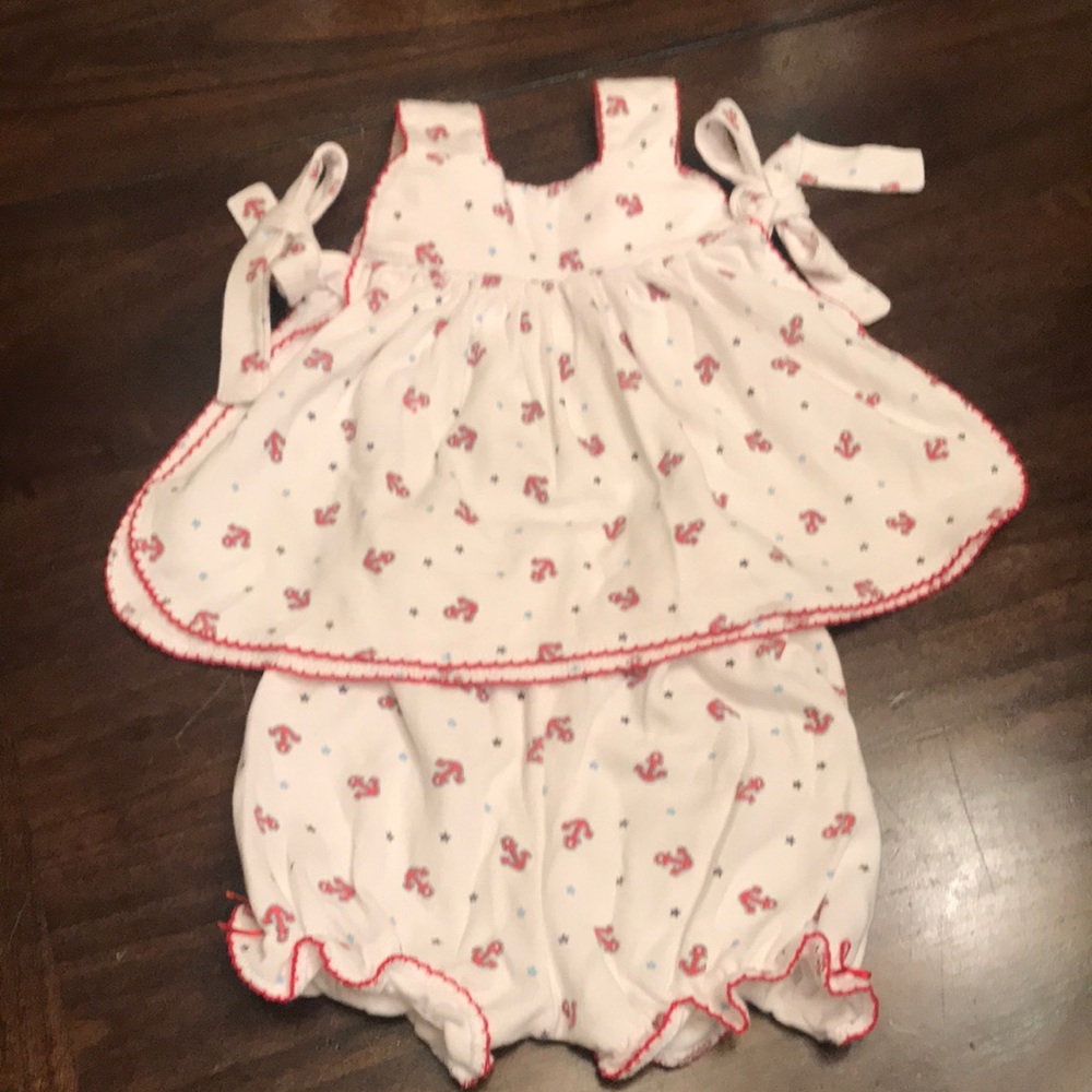 Baby Girl Anchor Two-Piece!